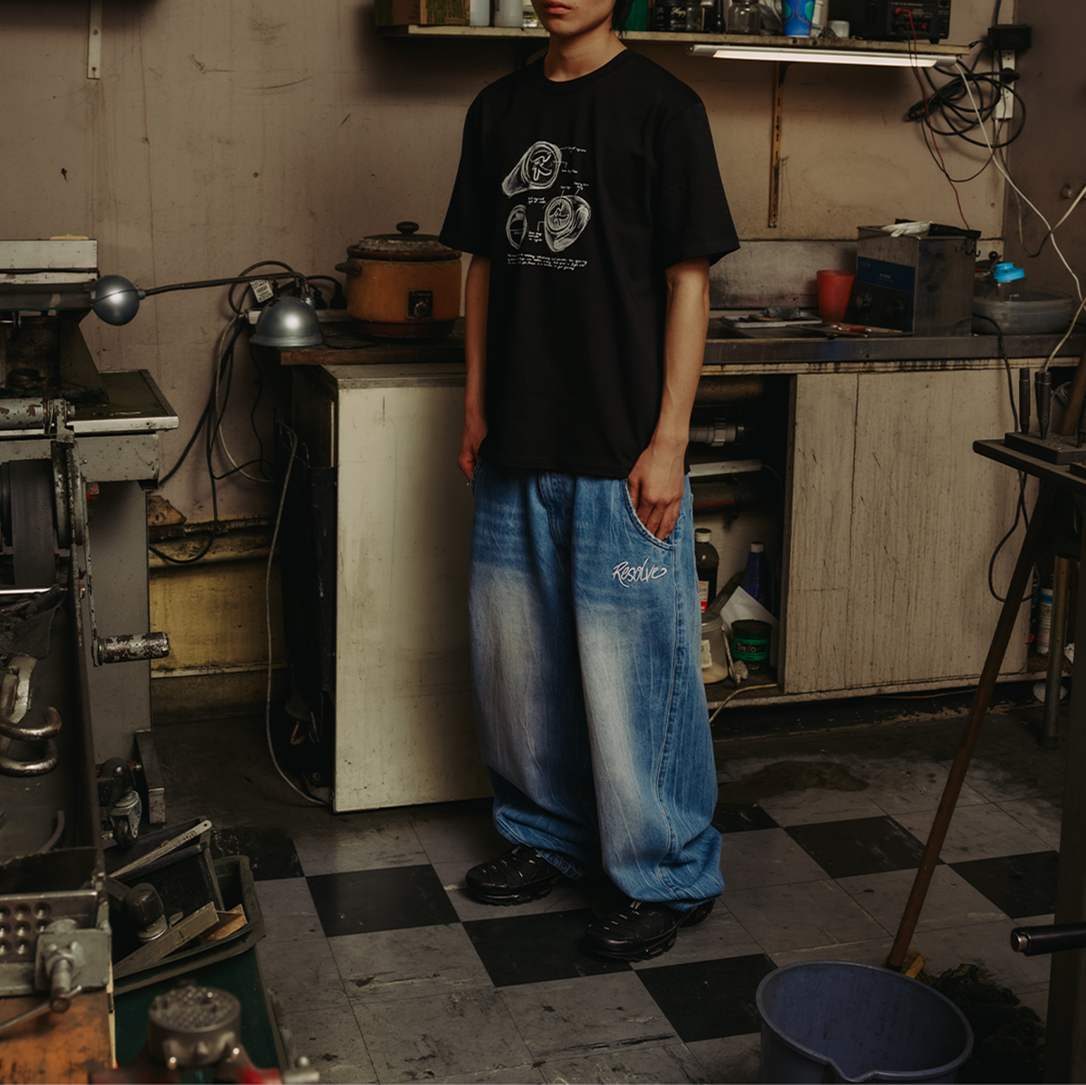 New Era Baggy Denim Jean (Ocean Blue)