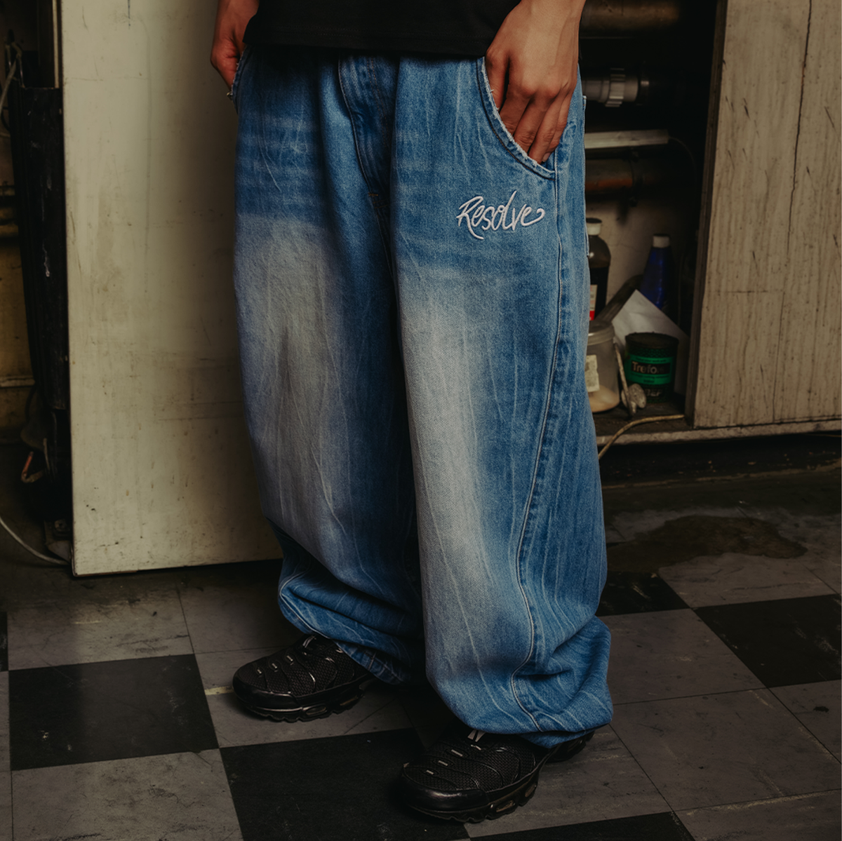 New Era Baggy Denim Jean (Ocean Blue)