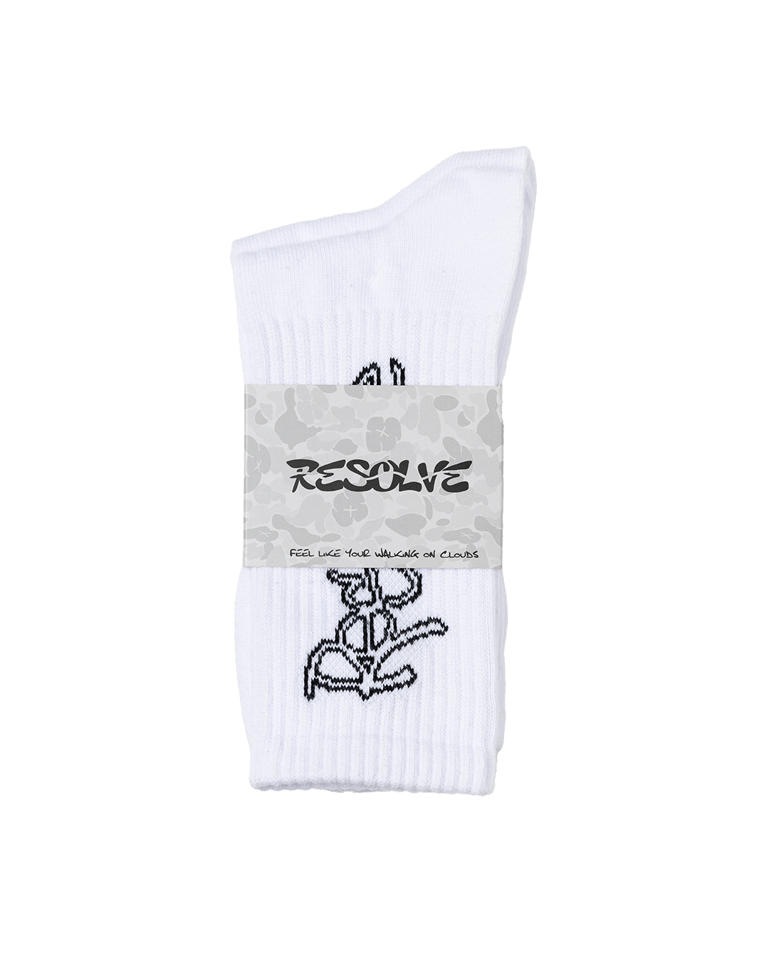 Graffiti Socks 2pk (white)