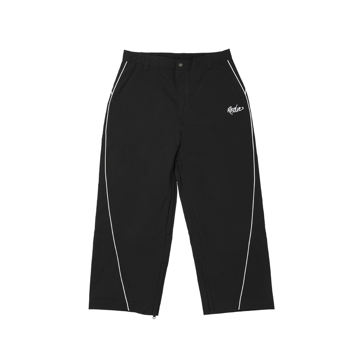 Baggy Track Snowpants (Black)