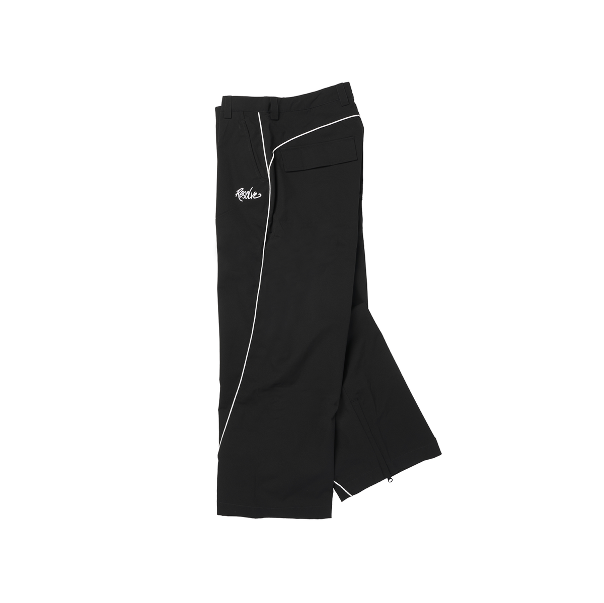 Baggy Track Snowpants (Black)