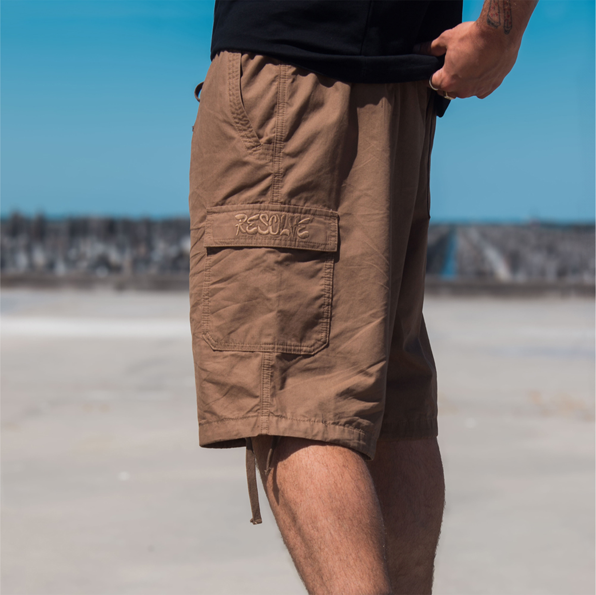 Parachute Shorts (Mocha)