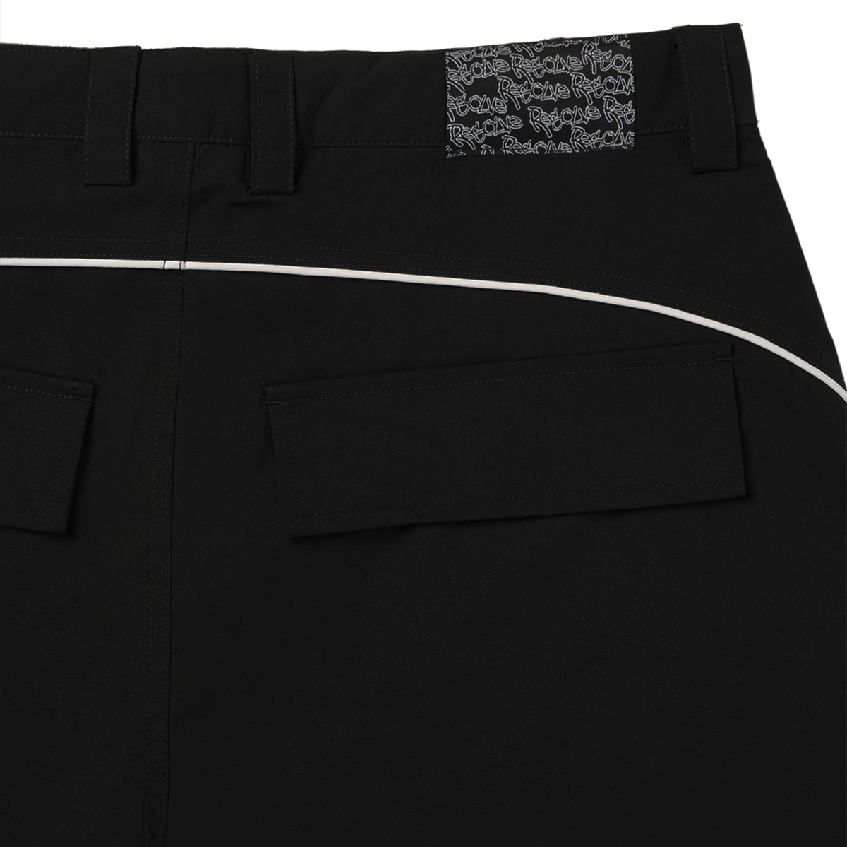 Baggy Track Snowpants (Black)