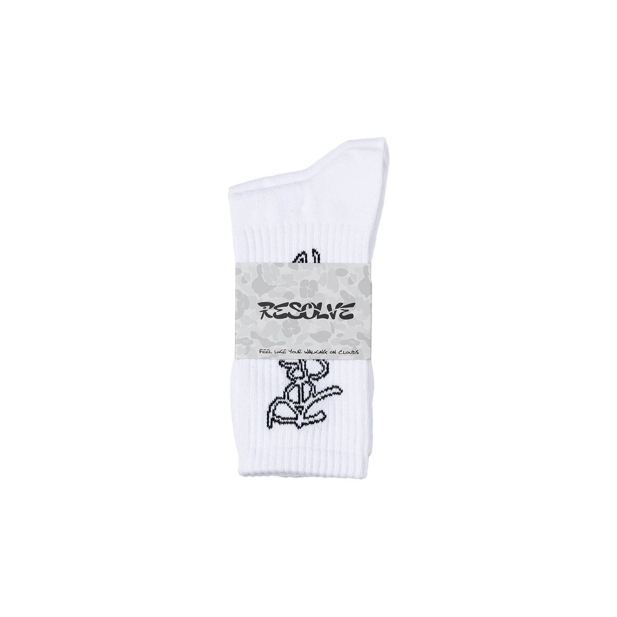 Graffiti Socks 2pk (white)