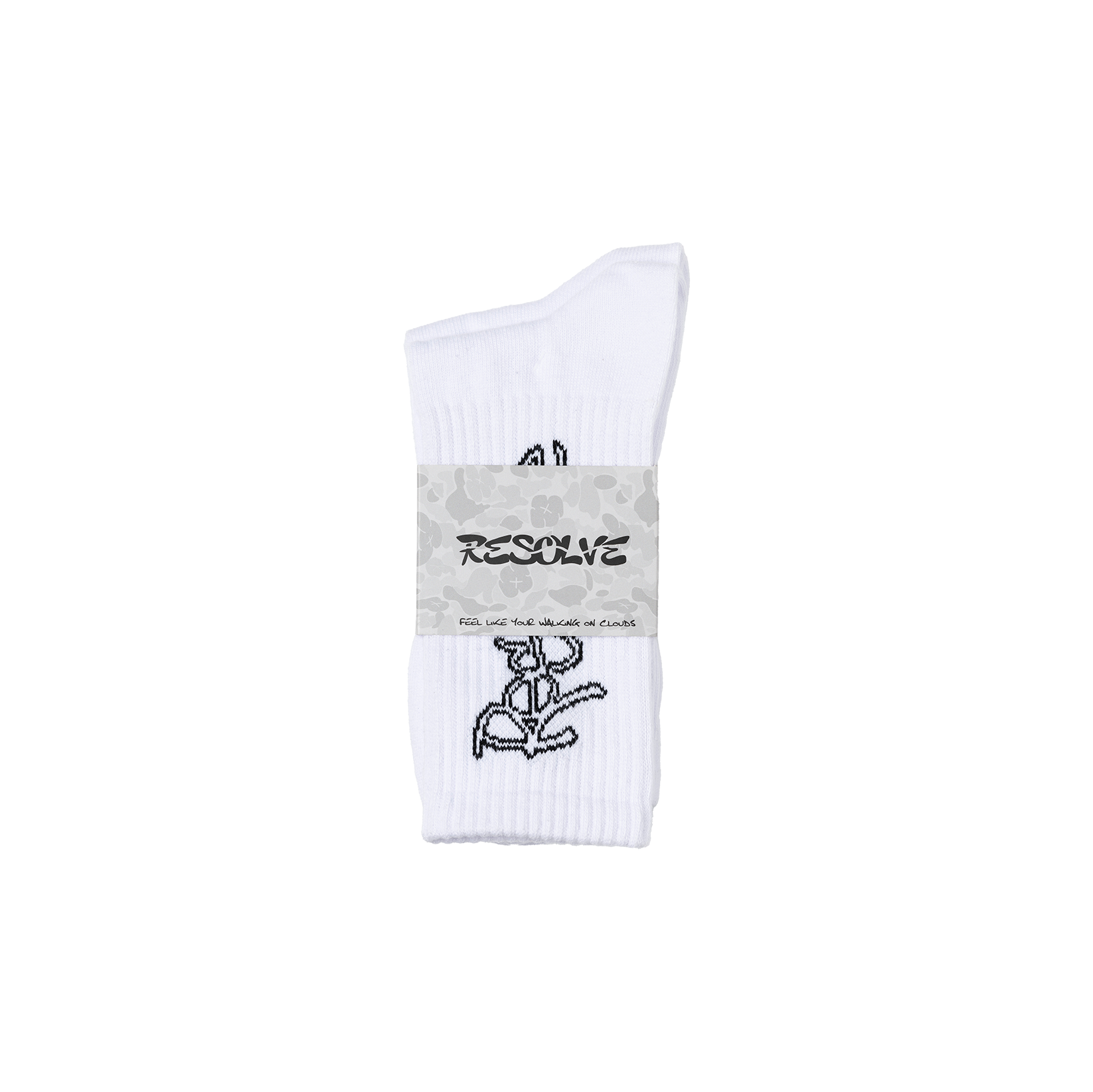 Graffiti Socks 2pk (white)