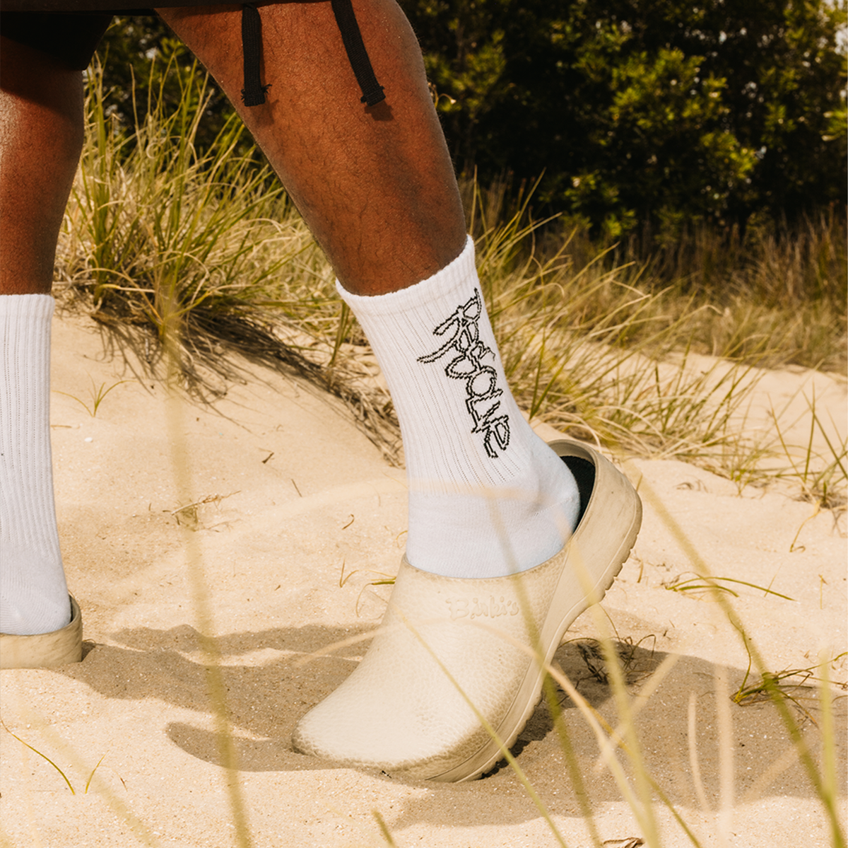Graffiti Socks 2pk (white)