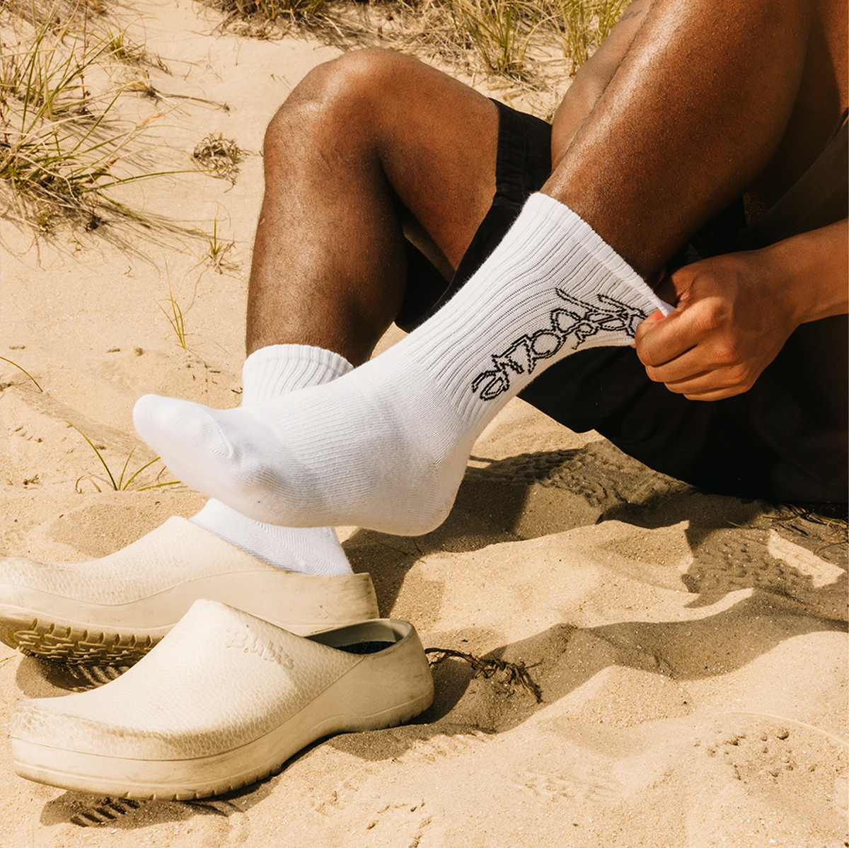Graffiti Socks 2pk (white)