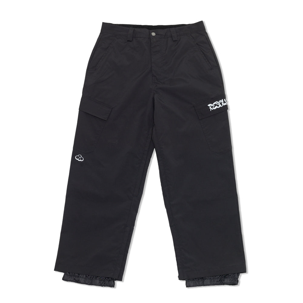 Baggy Cargo Snowpants (Black)