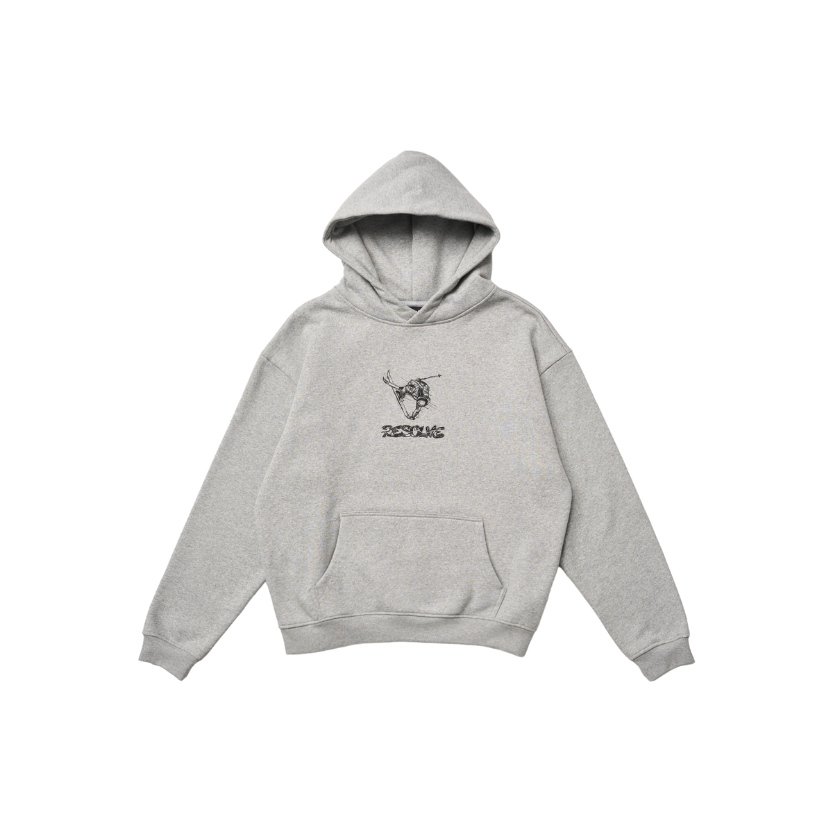 Linear Hoodie (Grey Marle)