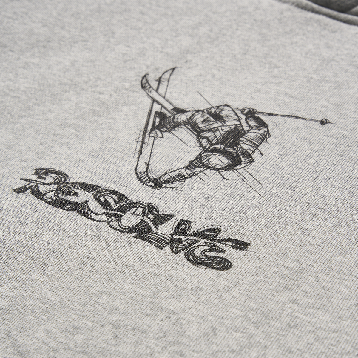 Linear Hoodie (Grey Marle)