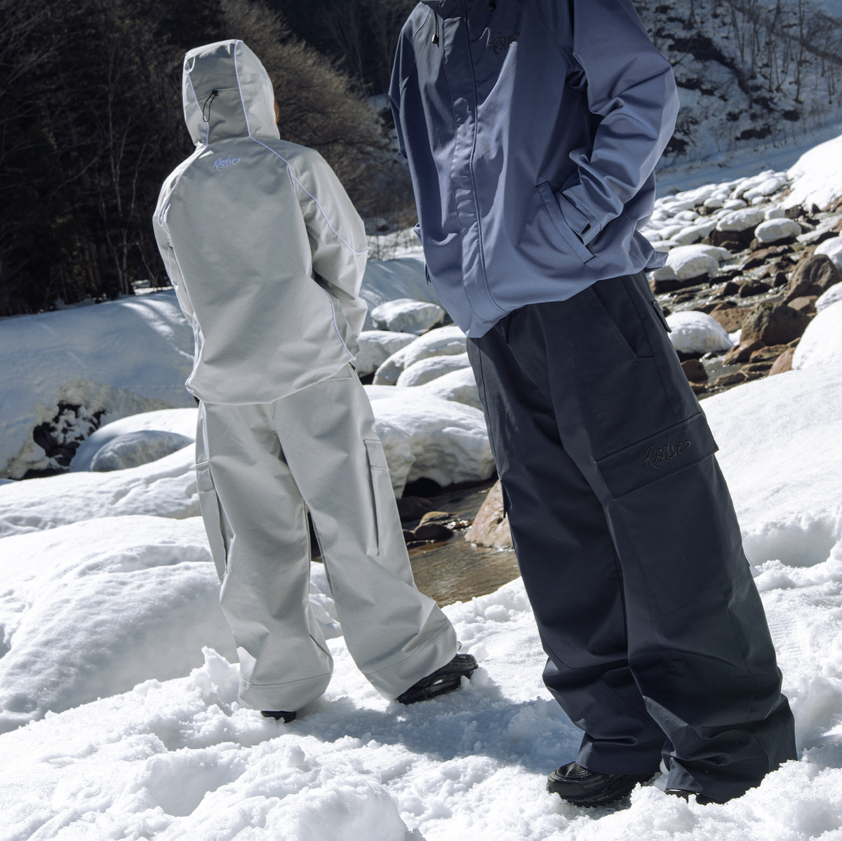Sprinter Baggy Cargo Snowpants (Navy)