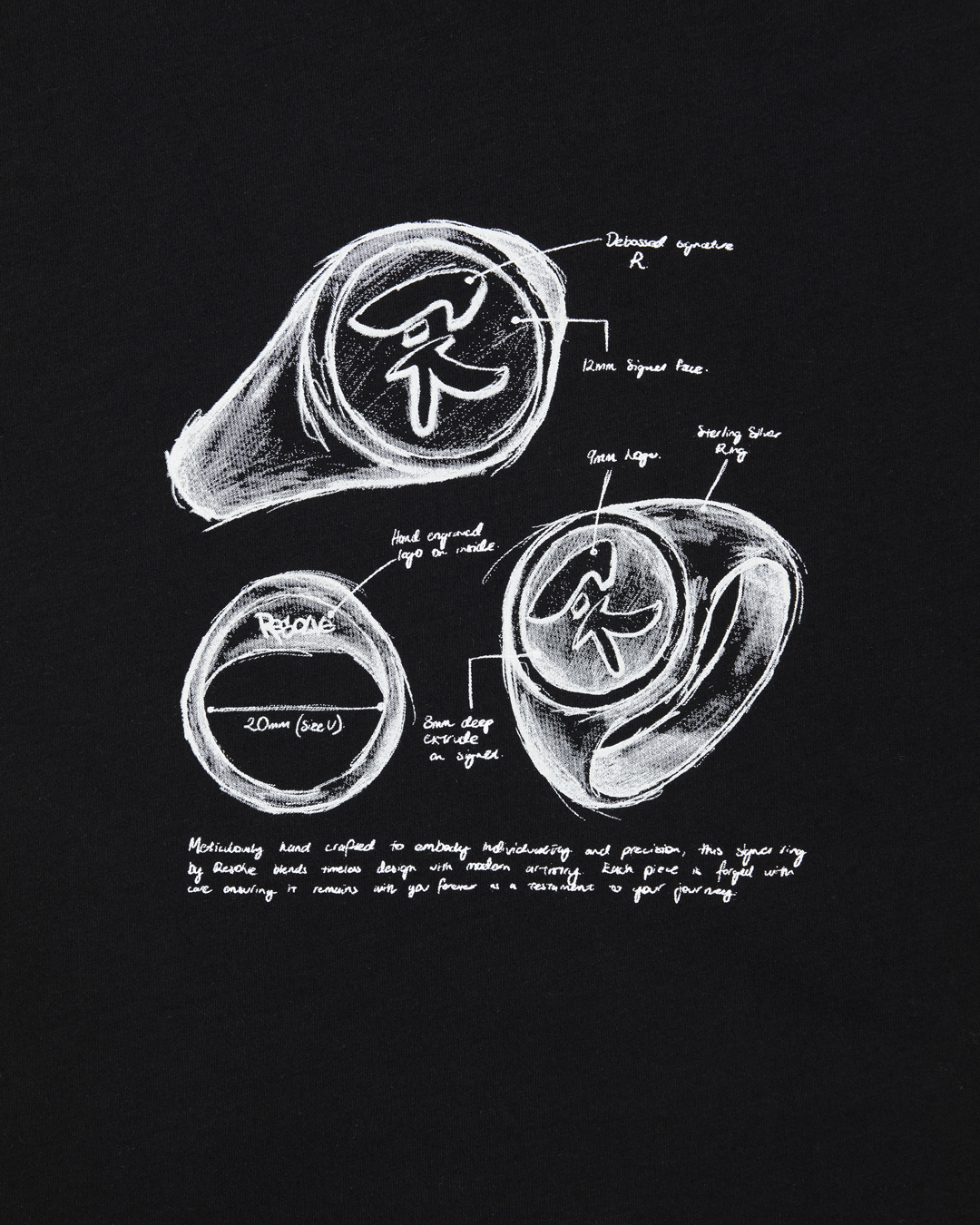 Ring tee (Black)